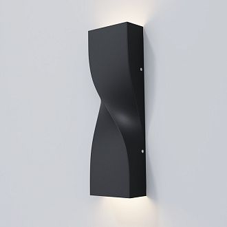 Настенный светильник Maytoni LED Twist O040WL-L11B3K, 11W LED, 3000K, черный