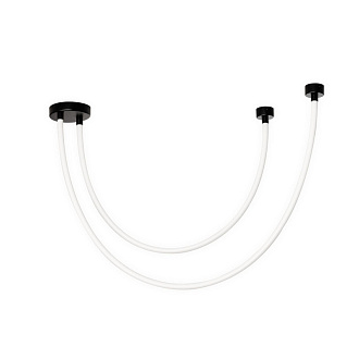 Светильник 132 см, 38W, 3000K, Favourite Pipeline 4217-2U, черный