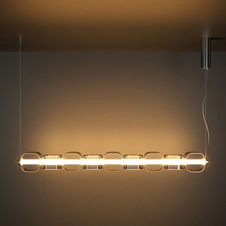 Подвесной светильник 12*18*330 см, LED*22W, 3000K, Maytoni Ritmo MOD381PL-L45CH3K, хром