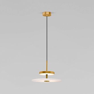 Подвесной светильник 30*30*22-173 см, LED*21W, 3000K, Eurosvet Thasos 40342 LED, латунь, a069277