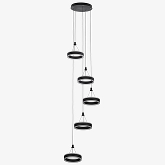 Люстра Citilux CL719051 Дуэт Черный