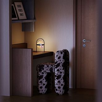 Настольная лампа 19*14,2*-28 см, *LED*4W, 3000K, Maytoni Misterio MOD379TL-L4B3K, Черный