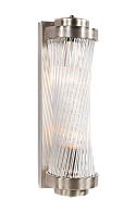Бра L120 x W170 x H400, мм, 2*40W (80W), SN (Сатин+Никель) NewRgy W9219R/2 SN+CL