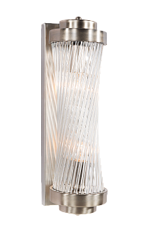 Бра L120 x W170 x H400, мм, 2*40W (80W), SN (Сатин+Никель) NewRgy W9219R/2 SN+CL