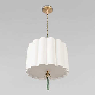 Подвесной светильник 40,7*49 см, 3*E14 LOFT IT Mellow 10306P Light linen латунь