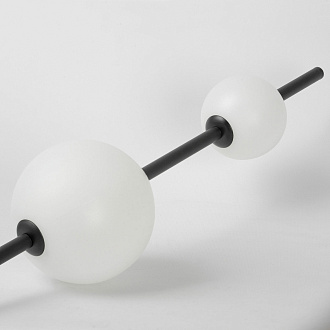 Линейно-подвесной светильник 152*35 см, 5*LED*5W 4000K Lussole Hart LSP-7286 черный