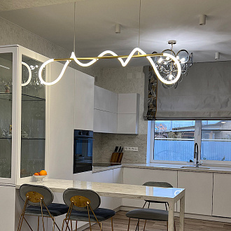 Светильник 60 см, 40W, 4000K Lussole Loft River LSP-8390, хром