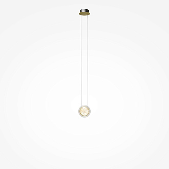 Подвесной светильник 12,6*12*316 см, LED, 3000К, Maytoni Pharao MOD361PL-L7BS3K латунный
