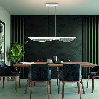 Люстра 73*34*150 см, LED *  40W, 3000К Mantra Bianca 7766, белый