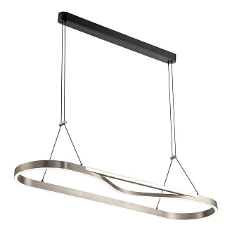 Линейно-подвесной светильник 109*55 см, 1*led*48W 3000K Lussole Taylor LSP-7236 серый
