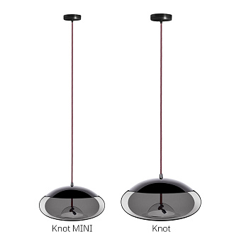 Подвесной светильник 20*13 см, 1*LED*5W LOFT IT Knot 8134-D mini черный