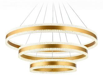 Светильник подвесной 80*94 см,  245W, 3000К, золото Ambrella Acrylica Original FA6183