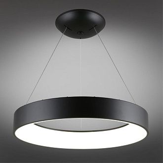 Подвесной светильник 60*40-130 см, 1*LED, 60W, 4000K, Aployt Michell APL.052.13.60, черный