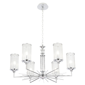 Светильник 77 см, Crystal Lux GLORIA SP6 CHROME, хром