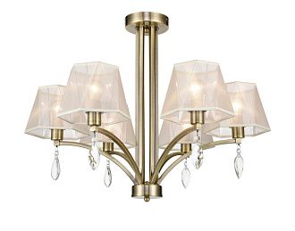Потолочная люстра  63*49 см, 6*E14 античная бронза Vele Luce Sinfonia VL4184L06