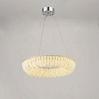 Люстра Ø600 x H120 (1200), мм, 204W, CHROME (Хром) NewRgy NW102L-ф600*H120(1200) CHROME