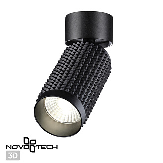 Светильник 6*6 см, LED 12W, 4000К Novotech Mais 358507, черный