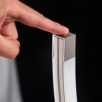 Торшер Citilux Гуффин CL804001, хром-белый, диаметр 25 см, 3000К