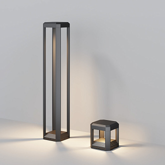 Ландшафтный светодиодный светильник 80 см Maytoni Royal Mile O019FL-L12GR3K, 13W LED, 3000K, серый
