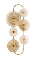 Бра L100 x W310 x H660, мм, 30W, PLATING BRASS (ЛАТУННОЕ ПОКРЫТИЕ) NewRgy W5853P/6 PLATING BRASS