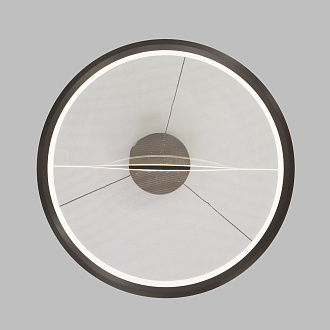 Подвесной светильник 47*47*40 см, LED*23W, 4000K, Eurosvet Occhio 40026/1 LED, серый;черный, a069308