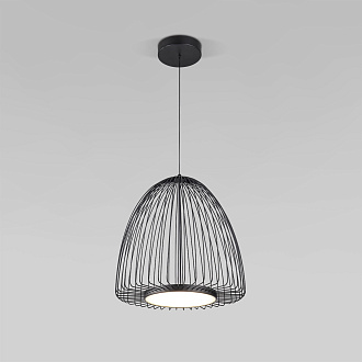 Подвесной светильник 45*45*60-160 см, LED*39W, 4000K, Eurosvet Comodita 40010/1 LED, черный, a069296