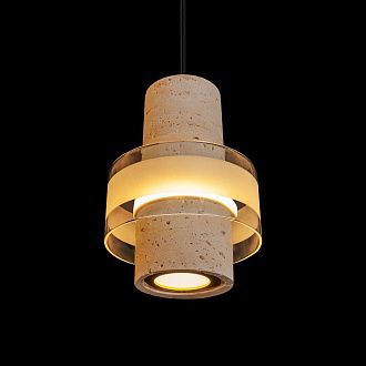 Подвесной светильник 13 см, 7W, 3000K, LOFT IT Colette 10474P/A, латунь