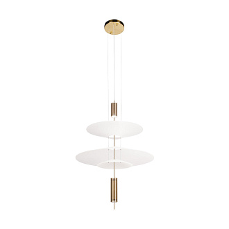 Подвесной светильник 50*83 см, 3*GU5.3*20W  LOFT IT Skylar 10244/B Brass латунь