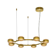 Подвесной светильник 93*93*310 см, LED, 80W, 3000К, Maytoni Mind MOD299PL-L80BS3K латунный