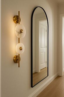 Бра 20*11,5*-65 см, *LED*8W, 4200K, Modestyle  MS.1605.650 BS, Латунь