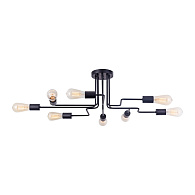 Потолочная люстра Maytoni Gilbert T532CL-08B, диаметр 87 см, черный 