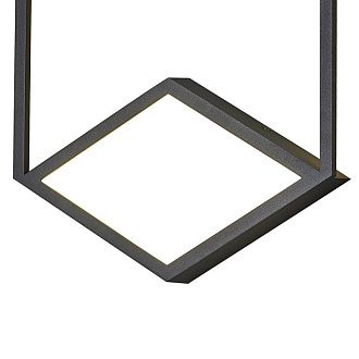 Бра 30,4*4*35,1 см, LED *  26W, 3000К Mantra Kubick 7592, черный
