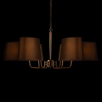 Подвесная люстра 90 см, Loft IT Hilton 10527/6 Brass, латунь