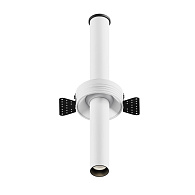 Встраиваемый светильник 3*3*31,6 см, LED, 7W, 3000К, Maytoni Technical Focus T C140TRS-L300-7W3K-W белый, вр 8 см