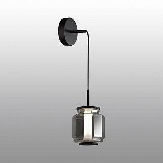 Подвесной светильник  15*15*28-186 см, 1*LED*5W Odeon Light Jam 5408/5L черный