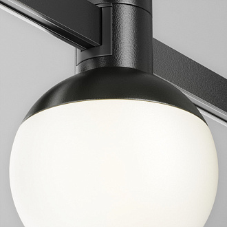 Трековый магнитный светодиодный светильник 8 см, 5W, 3000K, Maytoni Flarity Luna TR149-1-5W3K-B, черный