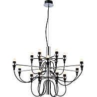 Подвесная люстра Divinare  Molto 8030/02 LM-18, диаметр  60 см, Серый, Хром  
