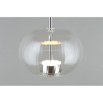 Подвесной светильник 22*50-145 см, 1*LED, 12W, 3000K, Aployt Ambr APL.057.16.12, хром