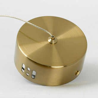 Подвесной светильник 15*11*50/220 см, 1*led*15W 3000K Lussole Enterprise LSP-7252 блестящее золото