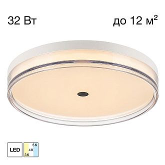Светильник 40 см, 32W, 2800-6000K, Citilux DIXON CL747400V, белый