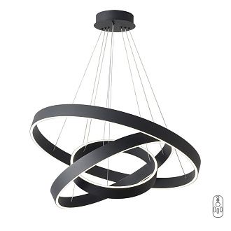 Люстра *40*5-155 см, *LED*158W, 3000-6000K, Crystal Lux Tron TRON SP158W LED BLACK, Черный