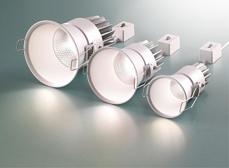 Светодиодный светильник 9 см, 18W, 3000-6000K, Novotech Lang 358910, белый