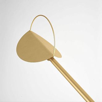 Торшер BOLIA LEAVES Brass 169*98*169 см, 1*LED*4W, ImperiumLoft 41.212, Белый, Золотистый