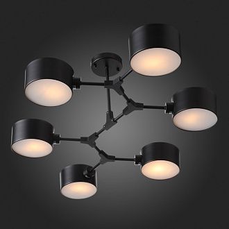 Люстра потолочная 95 см, Evoluce Gimento SLE183402-06 Черный