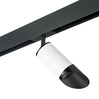Комплект со светильником Rullo для трека PRO 1,5*6 см, 1*GU10*7W, Черный Lightstar Rullo PRO43637