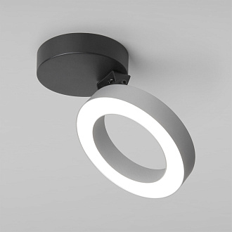Накладной светодиодный светильник Spila серебро 12W 4200К 25105/LED Elektrostandard