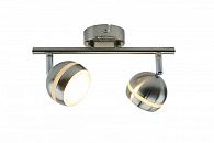 Спот с двумя лампами Arte Lamp VENERD A6009PL-2SS, серебро