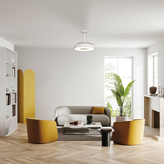 Подвесной светильник *106,2*48 см, LED *  60W, 3000К-6000К Mantra Coin 8216, белый