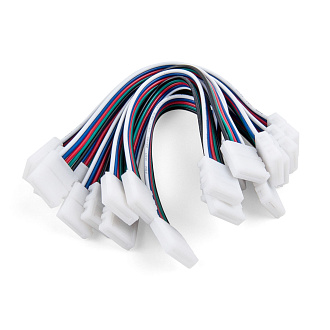 Коннектор для лент 5050+5050 24V 60Led 14,4W IP20 RGBW, 5050 24V 60Led 14,4W IP20 RGBW гибкий двусторонний (10шт) a053704 Elektrostandard
