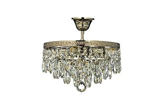 Люстра потолочная *30*23 см, 4*E27*60W, Arti Lampadari Castellana Nickel Castellana E 1.3.30.601 N, Матовый никель